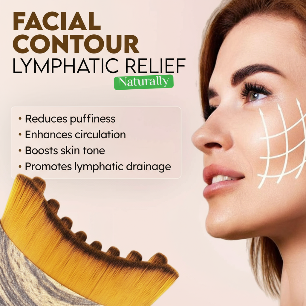 Portable Lymphatic Contour Face Brush ๐
