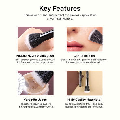 Fan Makeup Brush