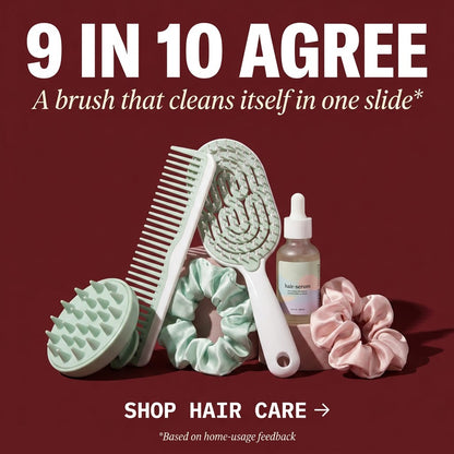 Self Cleaning Brush with Removable lid or cap