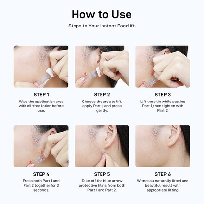 Instant Face Lifting Tape (40Pcs)