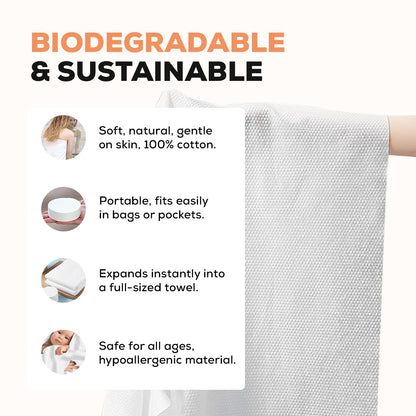 Compressed Bath Towel (Buy 1 Get 4 Free)