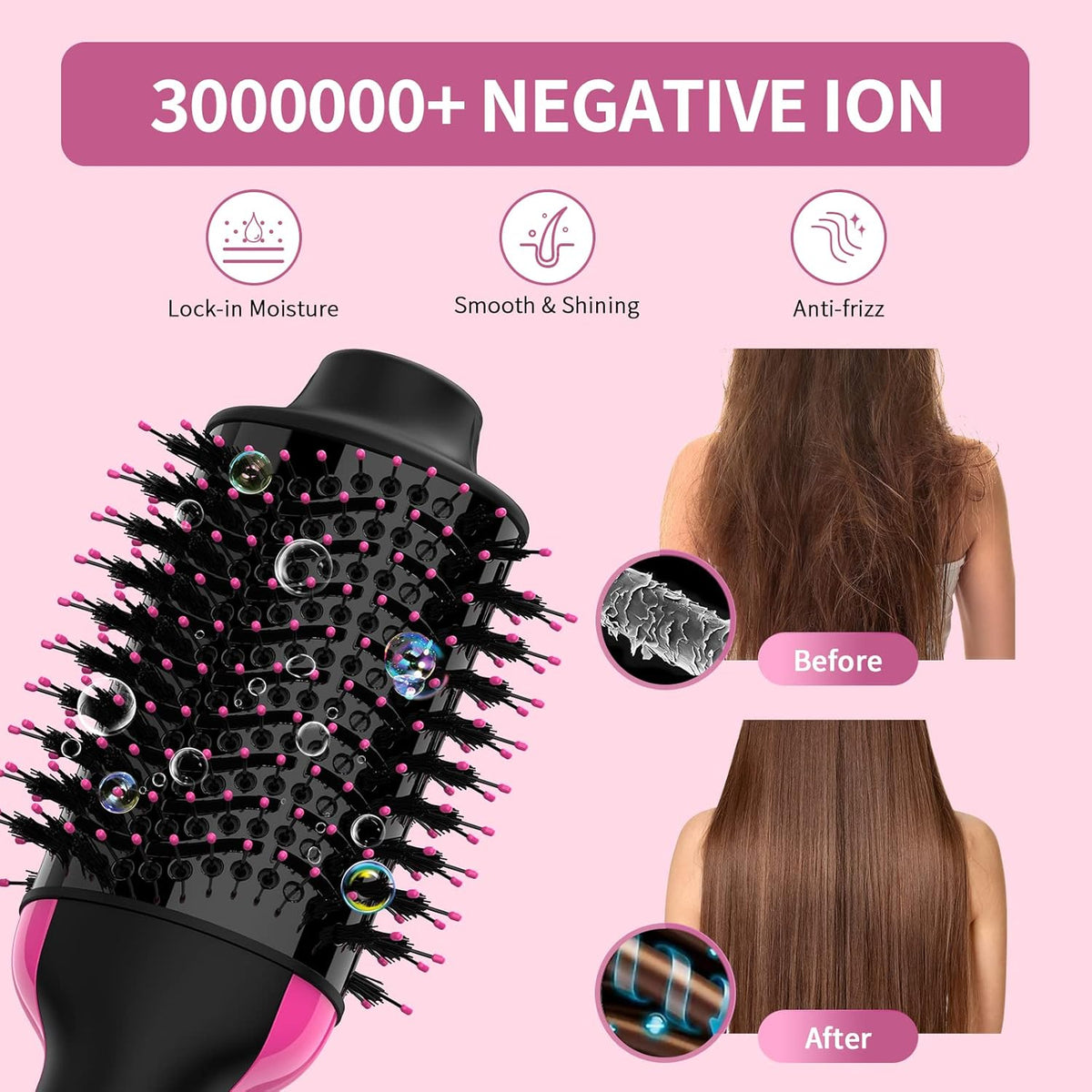 The All-in-One Hair Dryer Brush – Salon-Quality Volume and Smoothness!