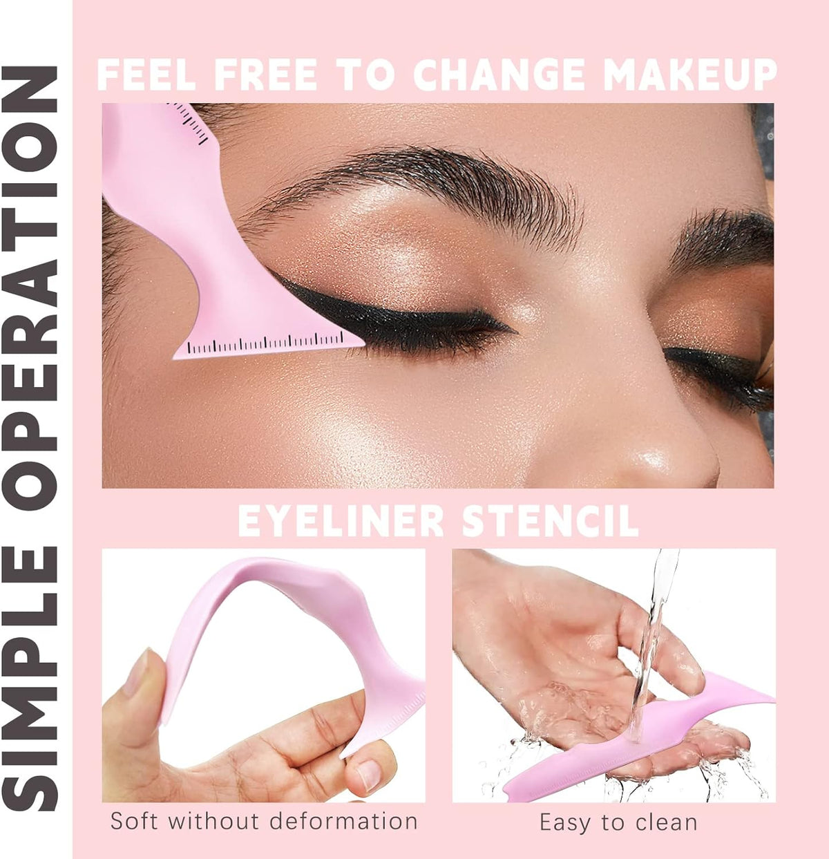 Silicone Makeup Ruler