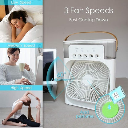 Mini 3-in-1 Air Cooler for Home & Office