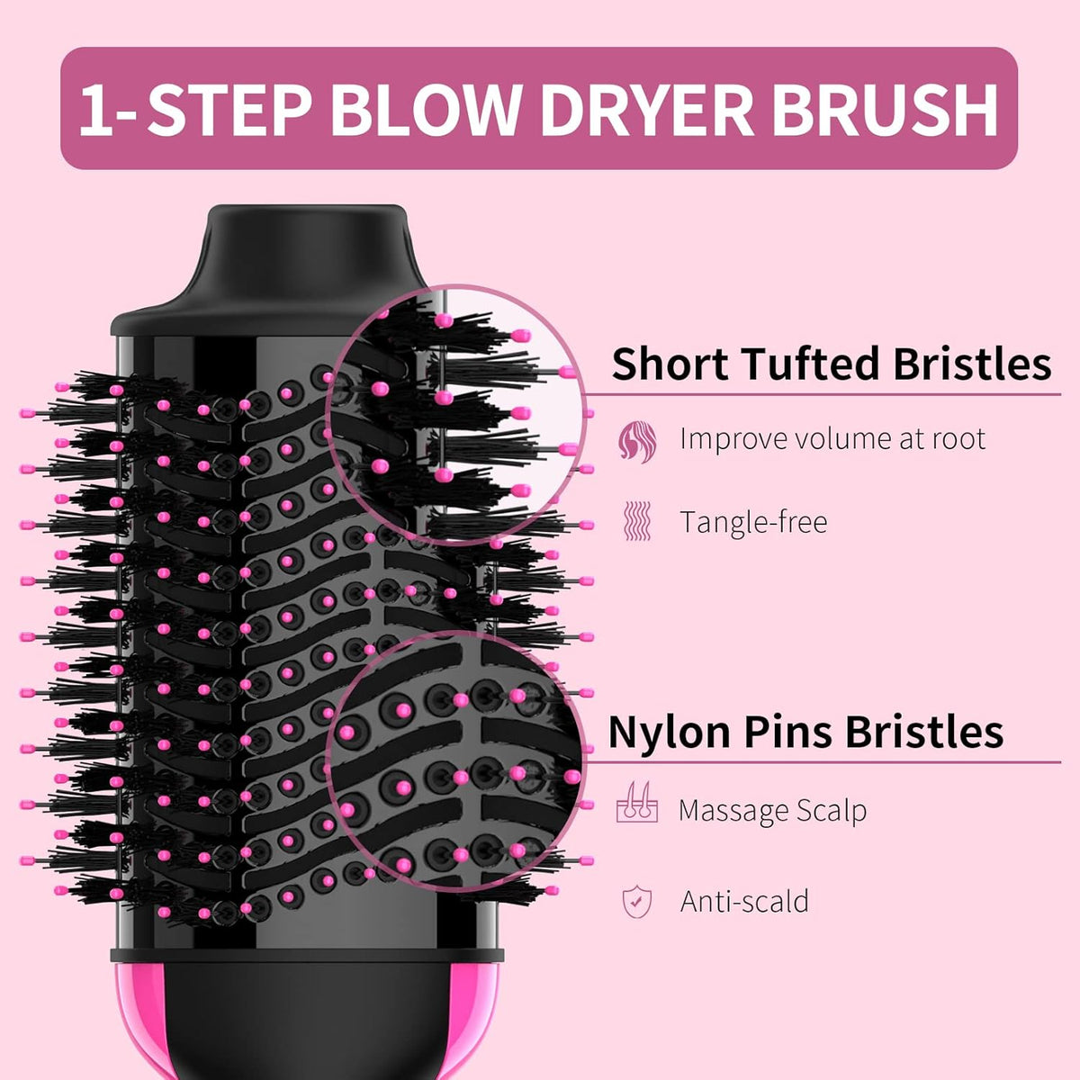The All-in-One Hair Dryer Brush – Salon-Quality Volume and Smoothness!