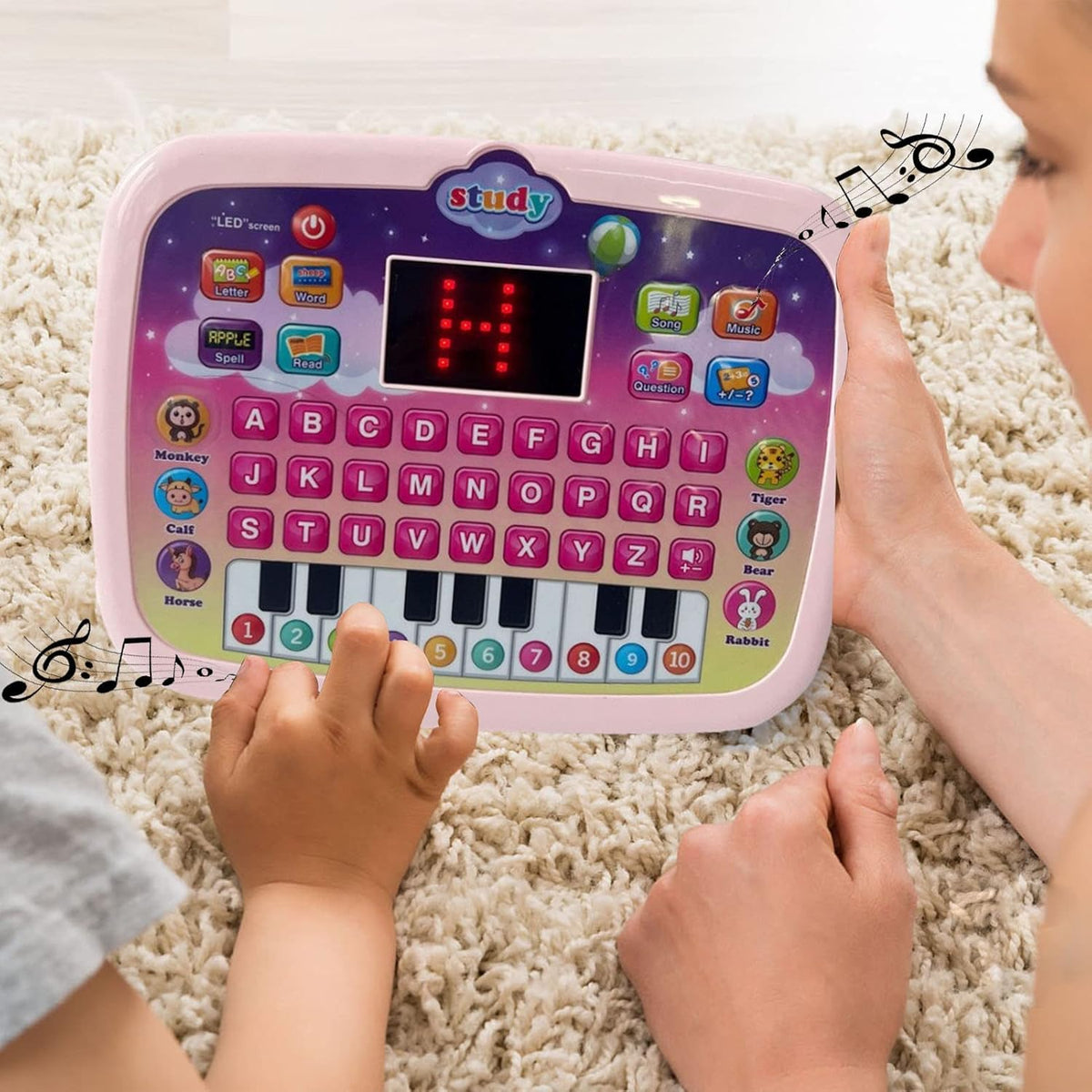 Interactive Learning Tablet for Kids Aged 1-6