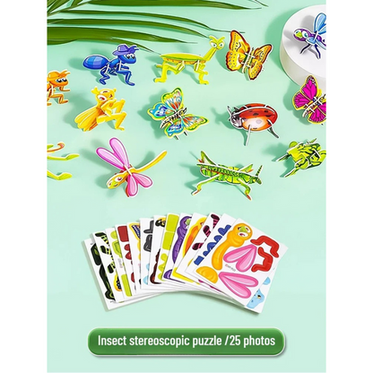 3D Dinosaur Puzzle Set for Hands-On Learning