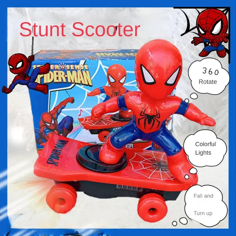 Spider-Man Electric Stunt Scooter & Skateboard
