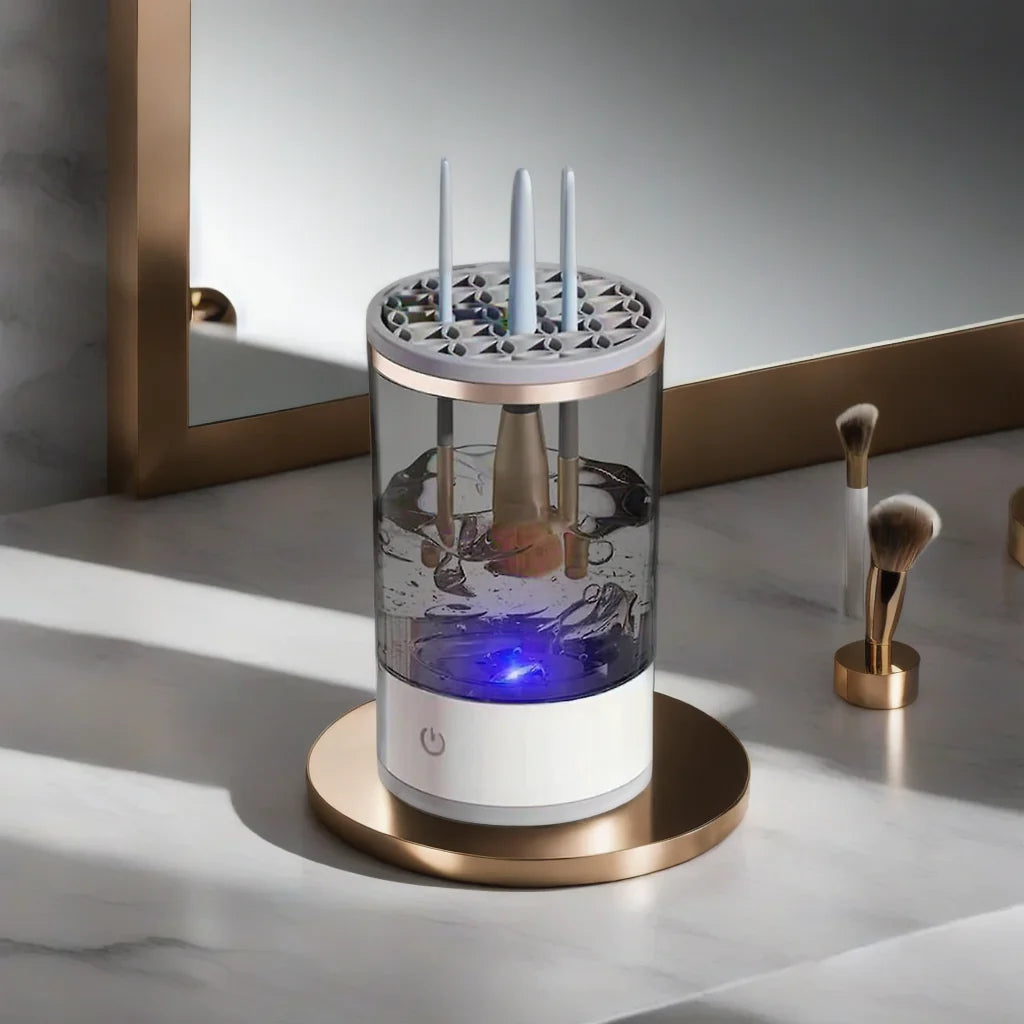 Automatic Makeup Brush Cleaner