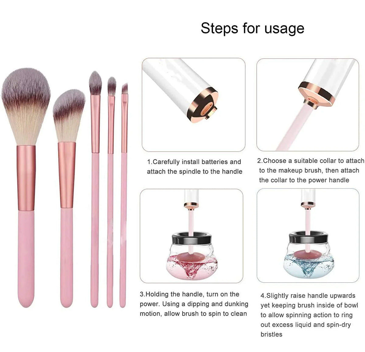 Spinner Makeup Brush Cleaner