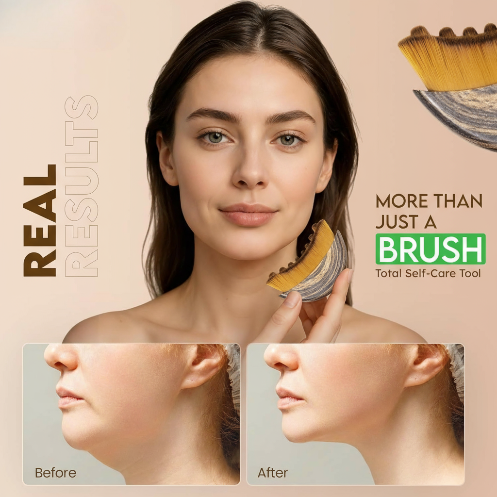 Portable Lymphatic Contour Face Brush 🌟