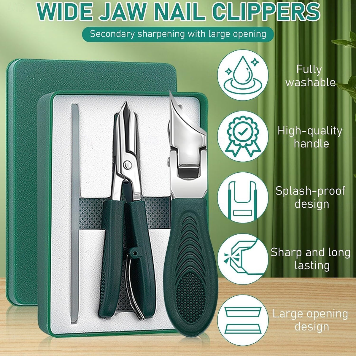 3-Piece Nail Clipper Set (With Filer)
