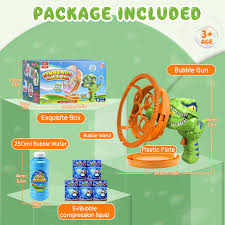 Delightful Dinosaur Bubble Blaster for Kids