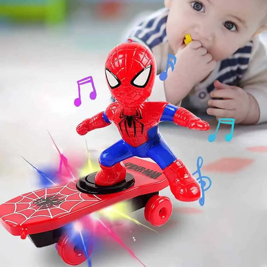 Spider-Man Electric Stunt Scooter & Skateboard